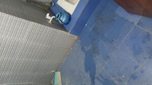 Bathroom in 2 BHK Apartment at Batla House – for Sale