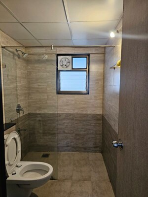 Bathroom in 2 BHK Apartment at Paranjape Blue Ridge, Hinjewadi – for Rent