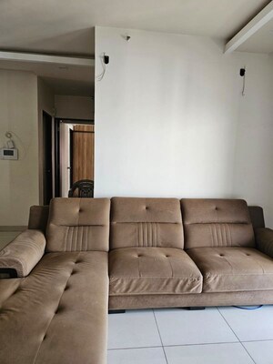 Living Room in 2 BHK Apartment at Paranjape Blue Ridge, Hinjewadi – for Rent