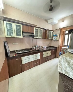 Kitchen in 3 BHK Apartment at Suncity Complex, Powai – for Rent