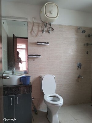 Bathroom in 2.5 BHK Builder Floor at Smart World Gems, Sector 89 – for Rent