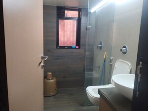 Bathroom in 2 BHK Apartment at Ashar 16, Wagle Industrial Estate – for Rent