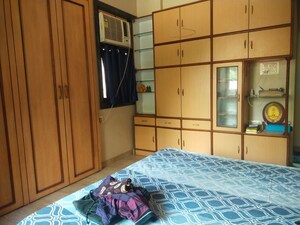 Bedroom in 2 BHK Apartment at Ashar 16, Wagle Industrial Estate – for Rent