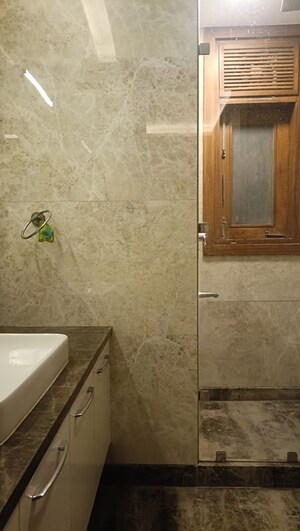 Bathroom in 3 BHK Builder Floor at Saket – for Rent