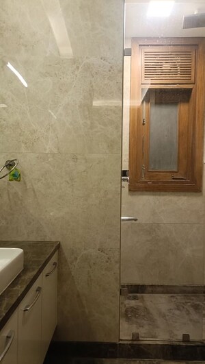 Bathroom in 3 BHK Builder Floor at Saket – for Rent