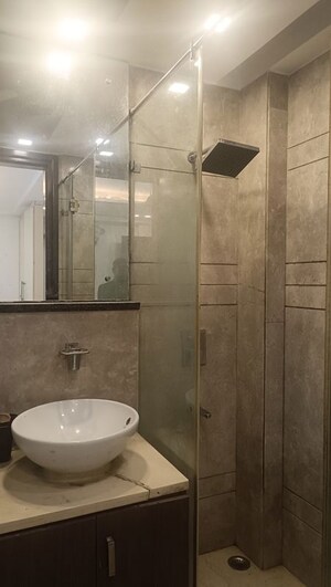 Bathroom in 3 BHK Builder Floor at Saket – for Rent
