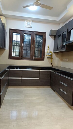 Kitchen in 3 BHK Builder Floor at Shivalik Colony – for Rent