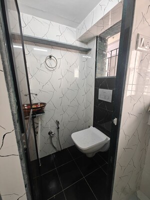 Bathroom in 1 BHK Apartment at Shrinivas Tower, Lower Parel – for Rent