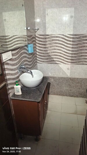 Bathroom in 2 BHK Builder Floor at Risland Sky Mansion, Chattarpur – for Rent