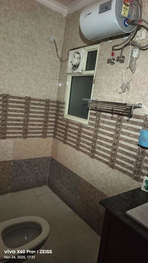 Bathroom in 2 BHK Builder Floor at Risland Sky Mansion, Chattarpur – for Rent
