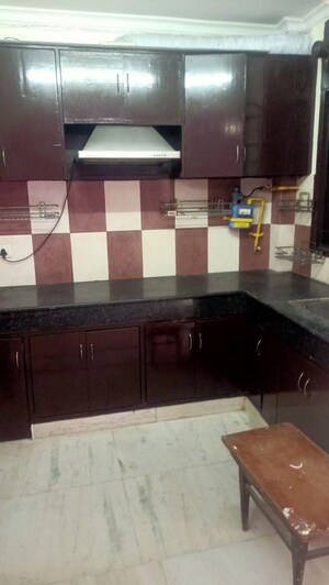 Kitchen in 1 BHK Builder Floor at Palm Residency Chhatarpur, Chattarpur – for Rent