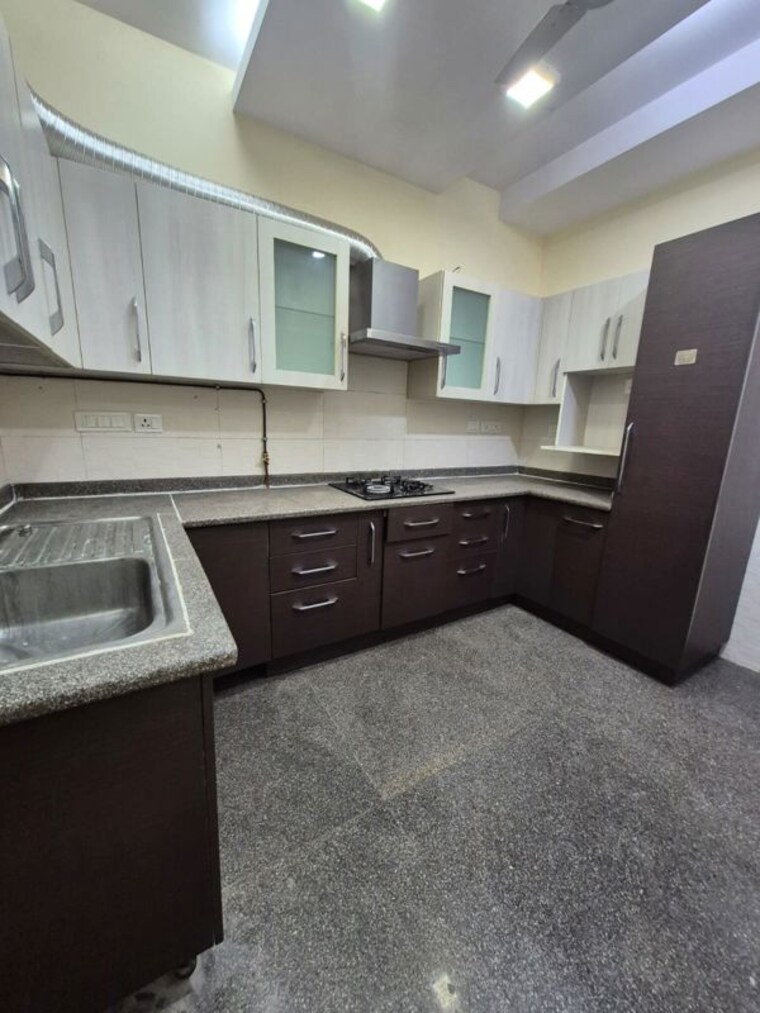 Kitchen, palm-residency-chhatarpur 3 Bedroom 1600 Sq.Ft. Builder Floor In Chattarpur Delhi 10274811