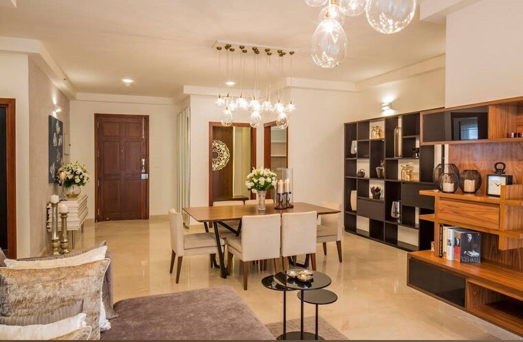 Living Room, prestige-ivy-league 4 Bedroom 3045 Sq.Ft. Apartment In Kondapur Hyderabad 10182031