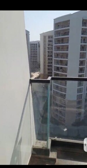 Staircase in 3.5 BHK Apartment at One OAK Natura, Sushant Golf City – for Rent