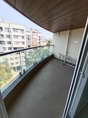 Balcony in 4 BHK Apartment at Vijay Kunj Apartment, Kothrud – for Rent