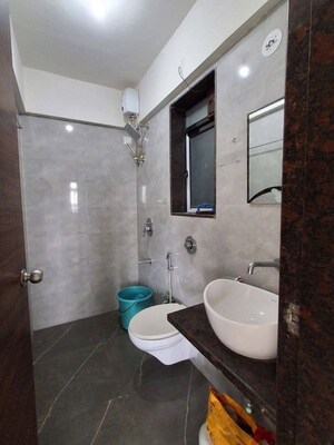 Bathroom in 1 BHK Apartment at Crystal Armus, Chembur – for Rent