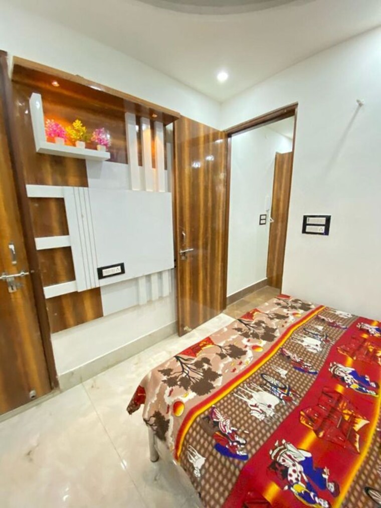 Bedroom, uttam nagar west 2 Bedroom 2150 Sq.Yd. Builder Floor In Uttam Nagar West Delhi 10274942
