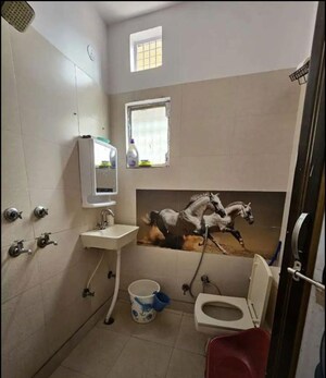 Bathroom in 2 BHK Builder Floor at Dwarka Mor – for Sale