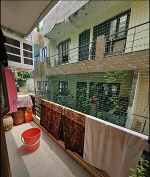 Balcony in 2 BHK Builder Floor at Dwarka Mor – for Sale