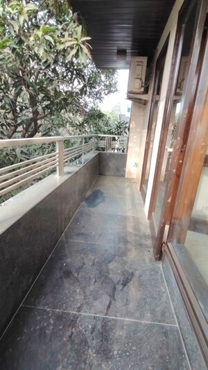 Balcony in 3 BHK Builder Floor at Saket – for Rent