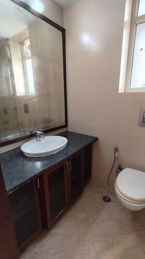 Bathroom in 3 BHK Builder Floor at Saket – for Rent
