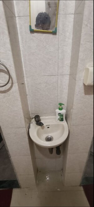 Bathroom in 1 BHK Apartment at Haridwar CHS Malad, Malad West – for Rent