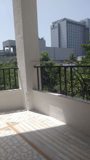 Balcony in 3 BHK Apartment at Shri Senapati Bapat CHS, Senapati Bapat Road – for Rent