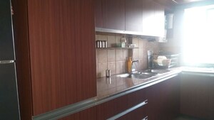 Kitchen in 3 BHK Apartment at Shri Senapati Bapat CHS, Senapati Bapat Road – for Rent