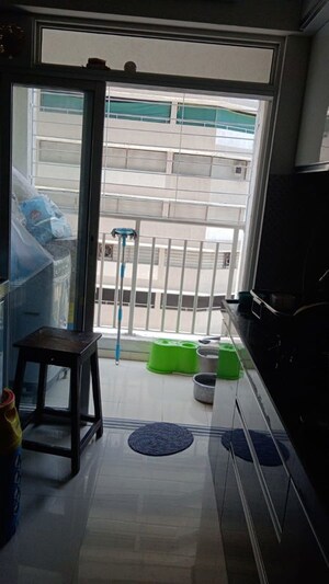 Balcony in 3 BHK Apartment at Lodha Amara, Kolshet Road – for Rent