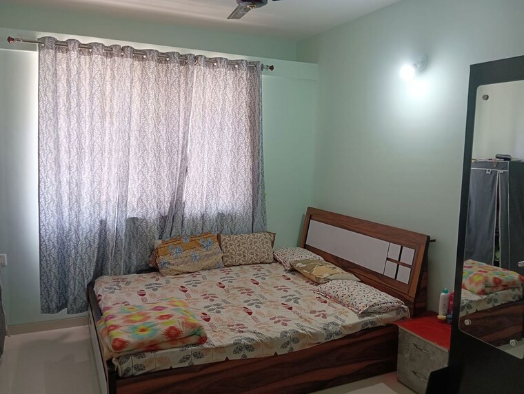 Bedroom, saffron-amber 2 Bedroom 888 Sq.Ft. Apartment In Sus Pune 10275040