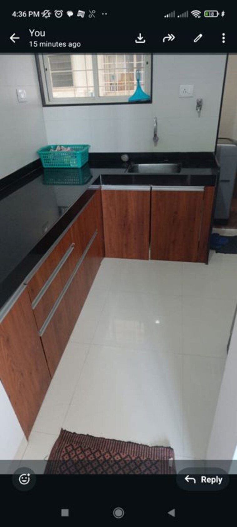 Kitchen, saffron-amber 2 Bedroom 888 Sq.Ft. Apartment In Sus Pune 10275040