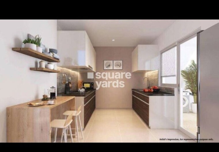 Kitchen, shapoorji-pallonji-joyville-gurgaon 3 Bedroom 1852 Sq.Ft. Apartment In Sector 102 Gurgaon 10268915