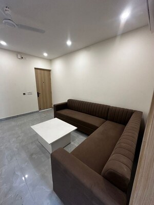 Kitchen in 1 BHK Builder Floor at Sushant Lok I – for Rent