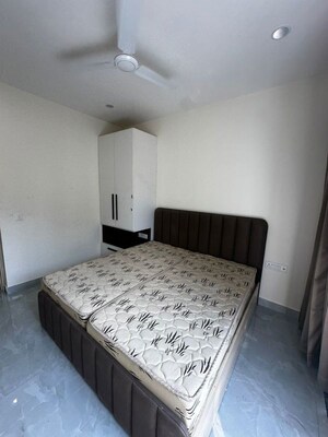 Bedroom in 1 BHK Builder Floor at Sushant Lok I – for Rent