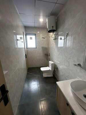 Bathroom in 1 BHK Builder Floor at Sushant Lok I – for Rent