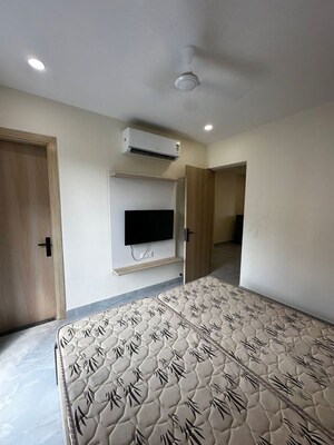 Bedroom in 1 BHK Builder Floor at Sushant Lok I – for Rent