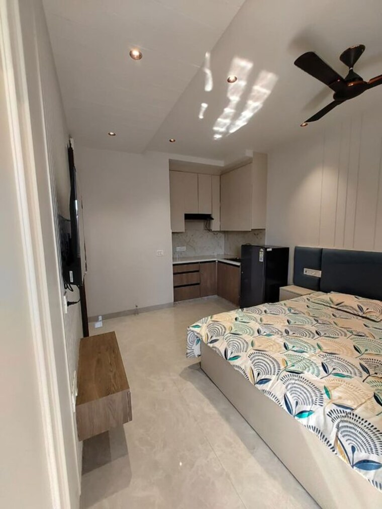 Bedroom, sector 52 1 RK 250 Sq.Ft. Builder Floor In Sector 52 Gurgaon 10275107