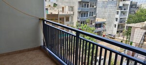 Balcony in 3 BHK Builder Floor at Agrim Apartment, Sector 43 – for Rent