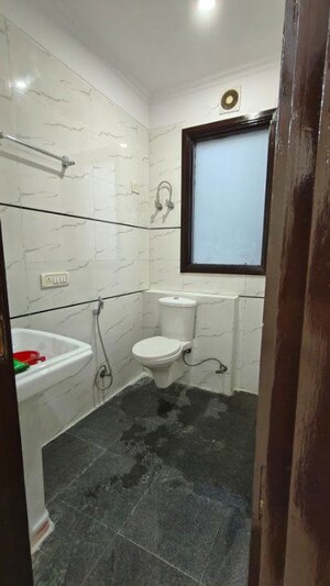 Bathroom in 2 BHK Builder Floor at Chattarpur – for Rent