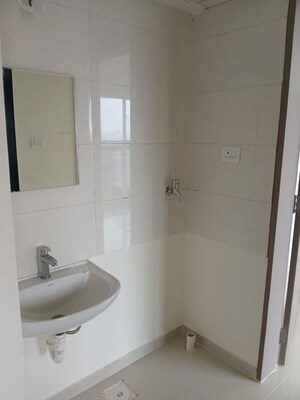 Bathroom in 1 BHK Apartment at Paranjape Trident Towers, Wakad – for Rent
