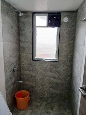 Bathroom in 1 BHK Apartment at Paranjape Trident Towers, Wakad – for Rent