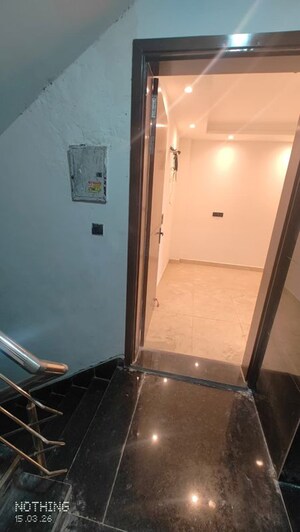 Staircase in 2 BHK Builder Floor at Chattarpur – for Rent