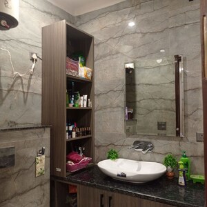 Bathroom in 3 BHK Builder Floor at Sushant Lok ii – for Sale