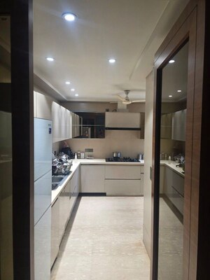 Kitchen in 3 BHK Builder Floor at Green Park – for Rent