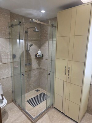 Bathroom in 3 BHK Builder Floor at Green Park – for Rent
