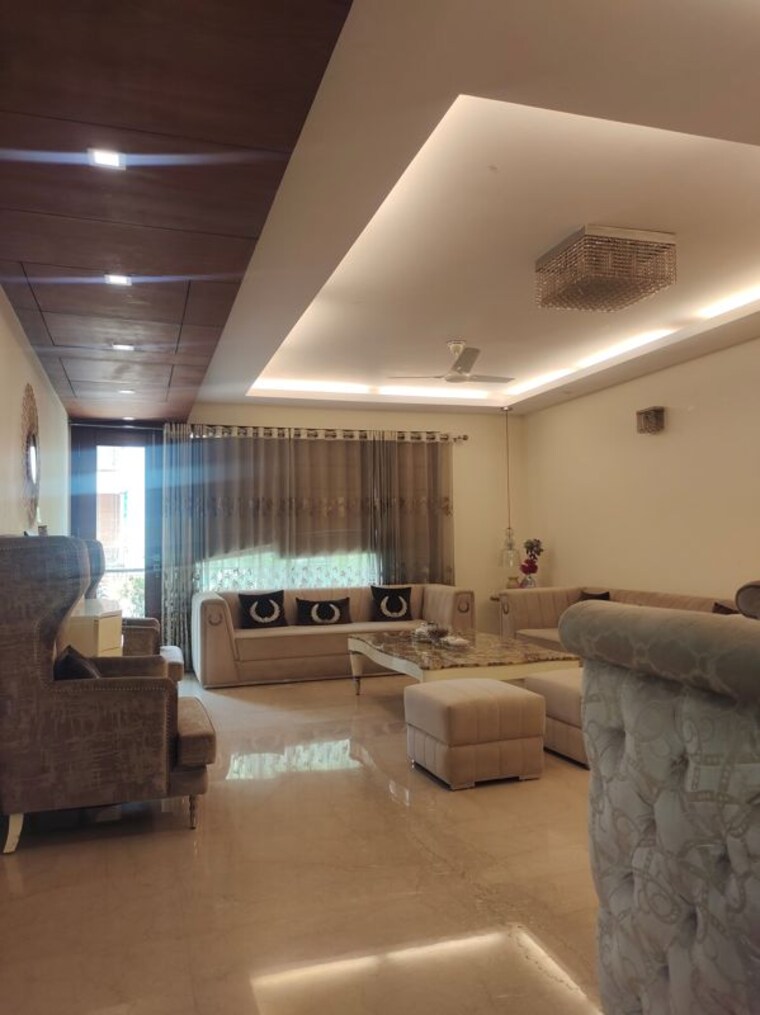 Living Room, green park 4 Bedroom 4500 Sq.Ft. Builder Floor In Green Park Delhi 10275471