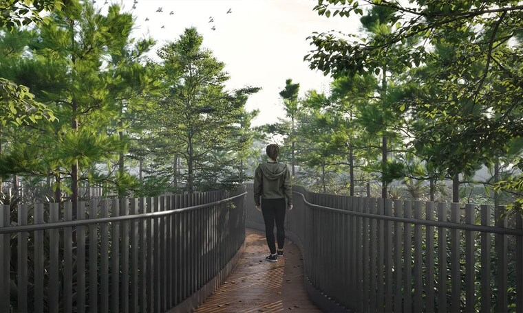 Garden, godrej-elaris 2 Bedroom 915 Sq.Ft. Apartment In Magarpatta City Pune 10275503