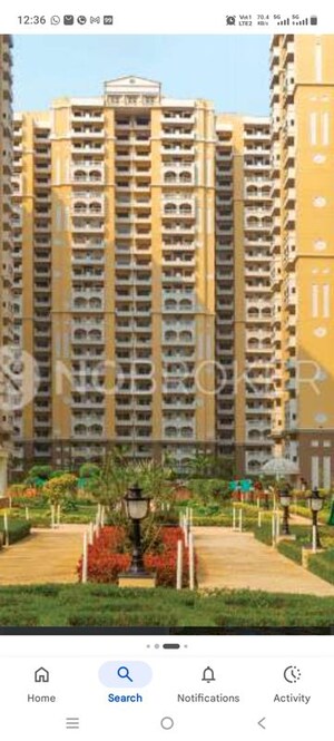 4 BHK Apartment – Exterior View View at Purvanchal Royal Park, Sector 137 - for Rent