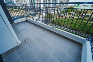 Balcony in 2 BHK Apartment at Migsun Twinz, Eta Ii Greater Noida – for Sale
