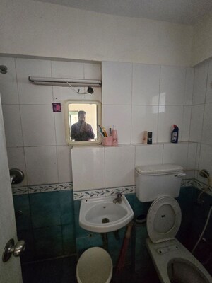 Bathroom in 2 BHK Apartment at Shilp Tower, Lower Parel – for Rent